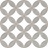 Плитка керамическая District Circles Silver Grey 200х200 Mayolica
